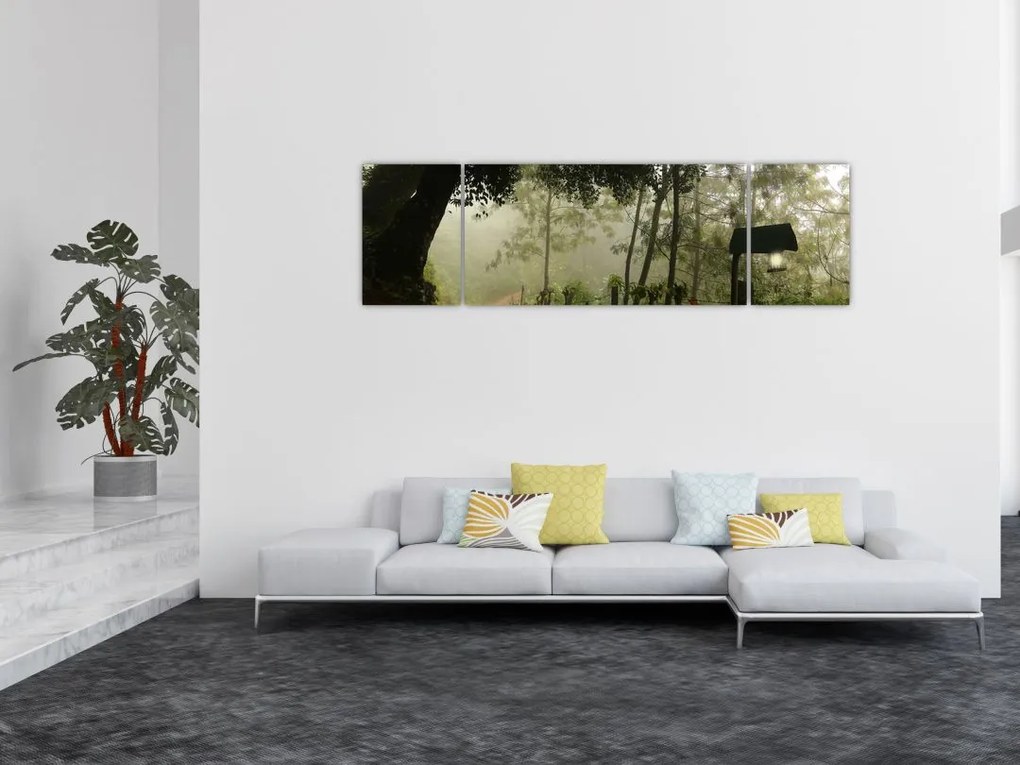 Obraz porannej mgły (170x50 cm)
