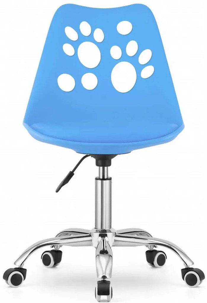Zdrowe niebieskie do biurka krzesło dla dziecka do nauki T4-A74