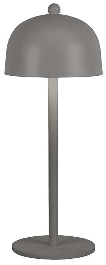 LED ładowalna lampa stołowa 1W 5V 3000-6000K 1800mAh szara, ściemnialna