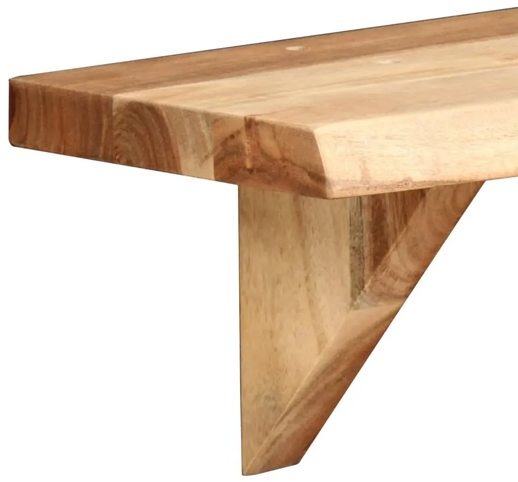 Zestaw drewnianych półek ściennych D6-W76