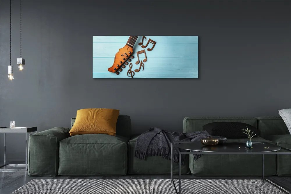 Fotoobraz na płótnie Akordy Zapisaną Nutą