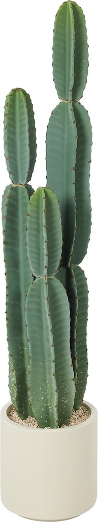 HOMCOM Sztuczna roślina Kaktus duży 111 cm sztuczne rośliny w doniczce do biura i salonu | Aosom PL