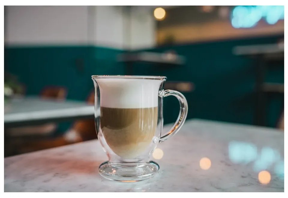 Szklanek kubki do latte z podwójną/z ścianką zestaw 2 szt. 250 ml Amo – Vialli Design