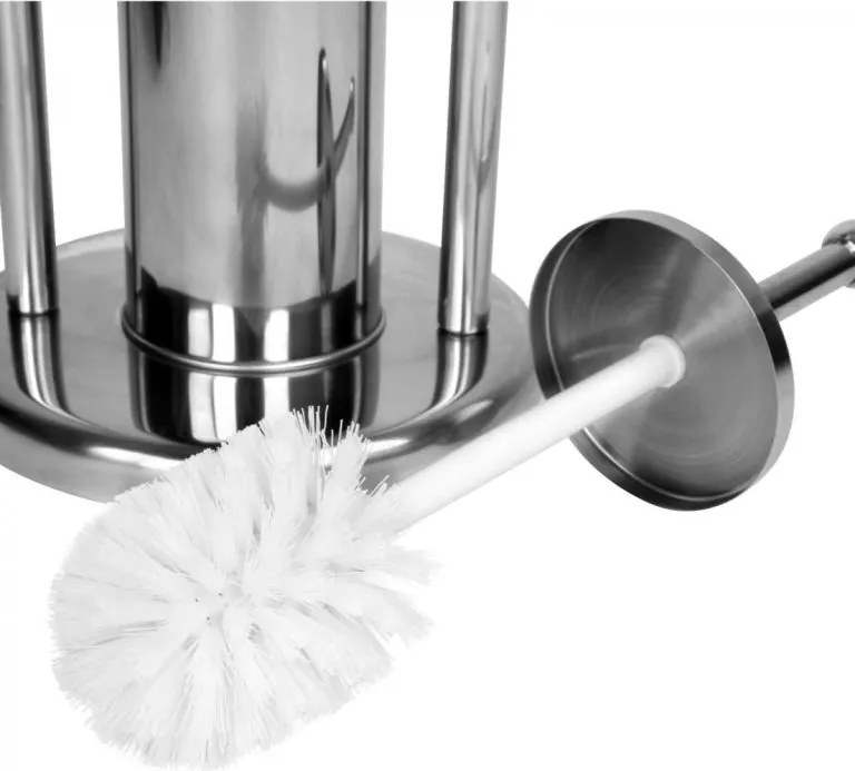 AQUAMARIN Wolnostojący zestaw WC 81 x 22 x 22 cm, srebrny