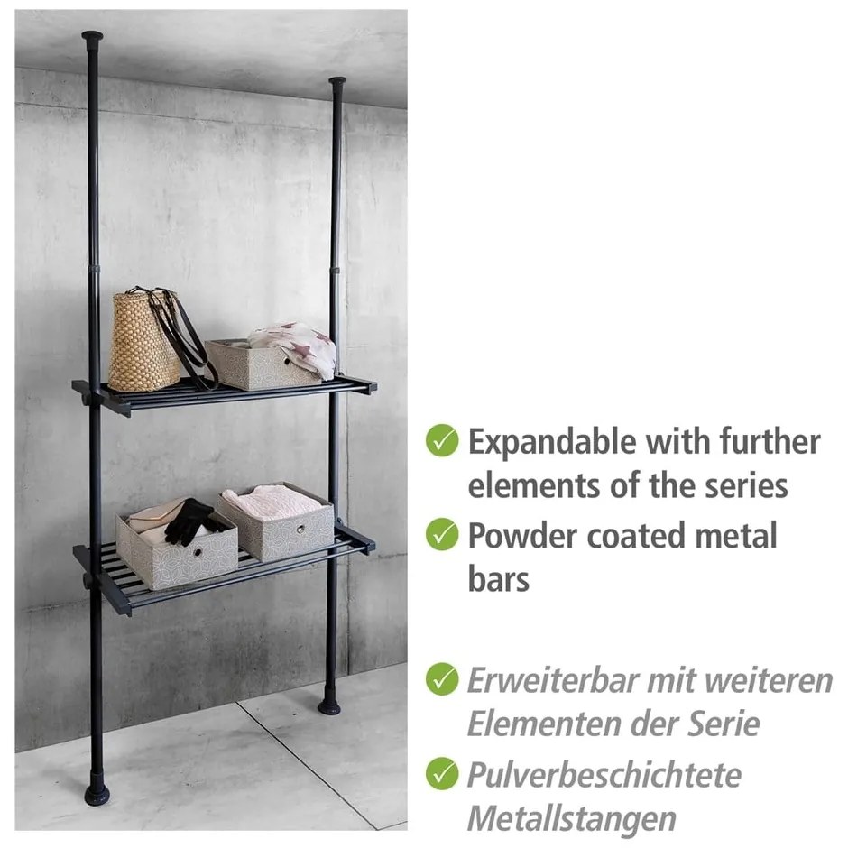 Metalowy organizer do szafy Herkules – Wenko
