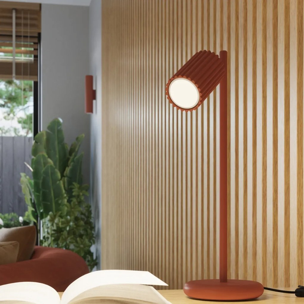 Listwa oświetleniowa 3-punktowa KARBON 3L ochra czerwona ryflowana SOLLUX  LIGHTING
