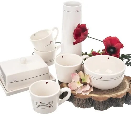 Orion 2-częściowy zestaw kubków Serduszka, 230 ml