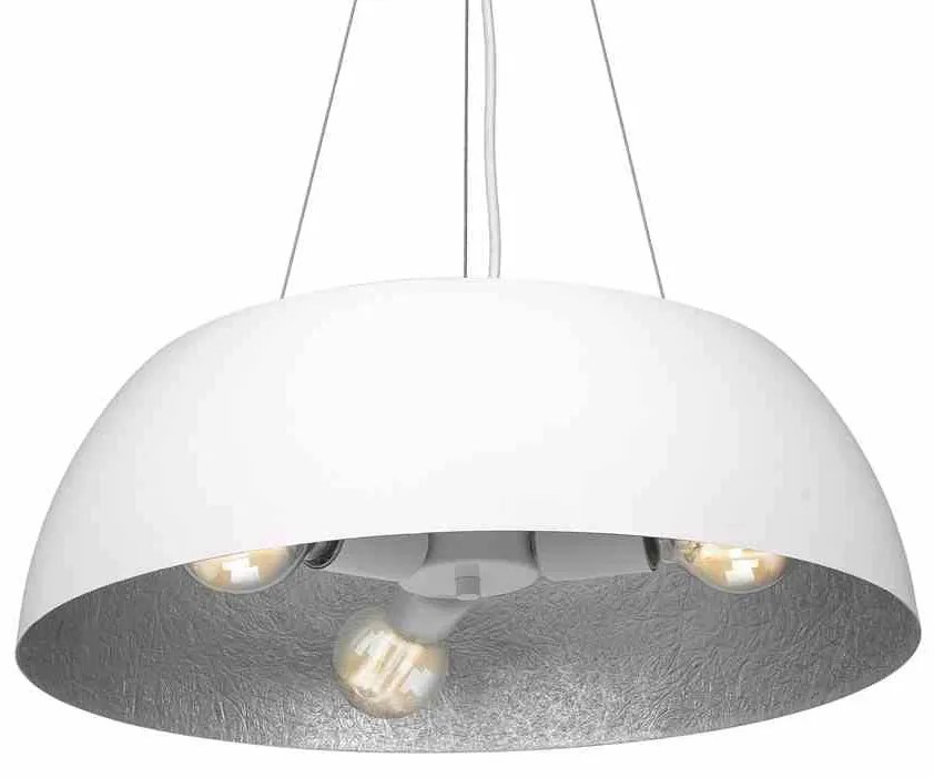 Lampa Wisząca Biała MORGAN 3xE27