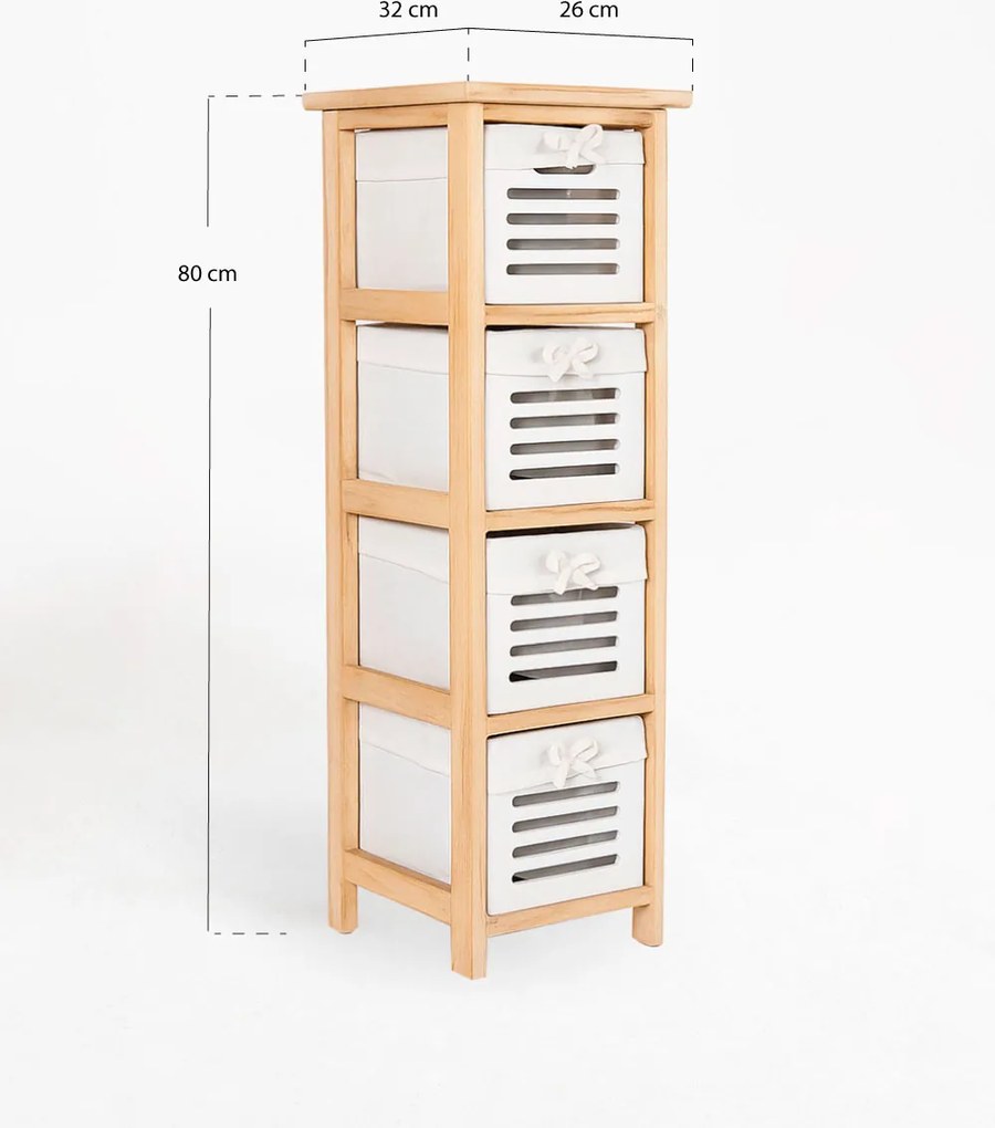 Nuvio wska Kirota 4 szuflady