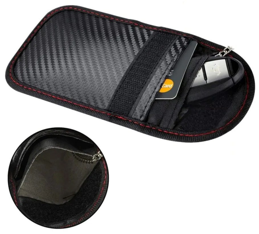 Etui antykradzieżowe blokujące sygnał radiowy RFID keyless - Klatka Faradaya