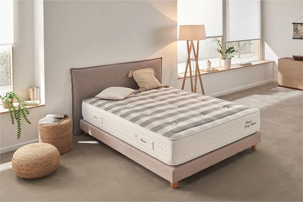 Materac Sprężyny kieszeniowe Grand Spring Nature, 30cm, 180x200cm - Moonia