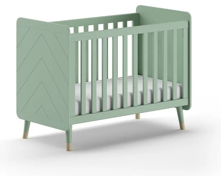 Morskie łóżeczko z litego drewna sosnowego 60x120 cm BILLY – Vipack