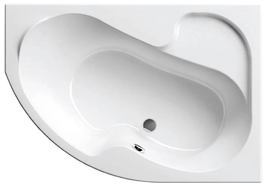 Ravak CV01000000 - Wanna narożna ROSA 140x105 cm akryl/biała
