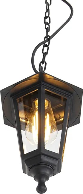 Lampa wisząca zewnętrzna czarna - New Haven