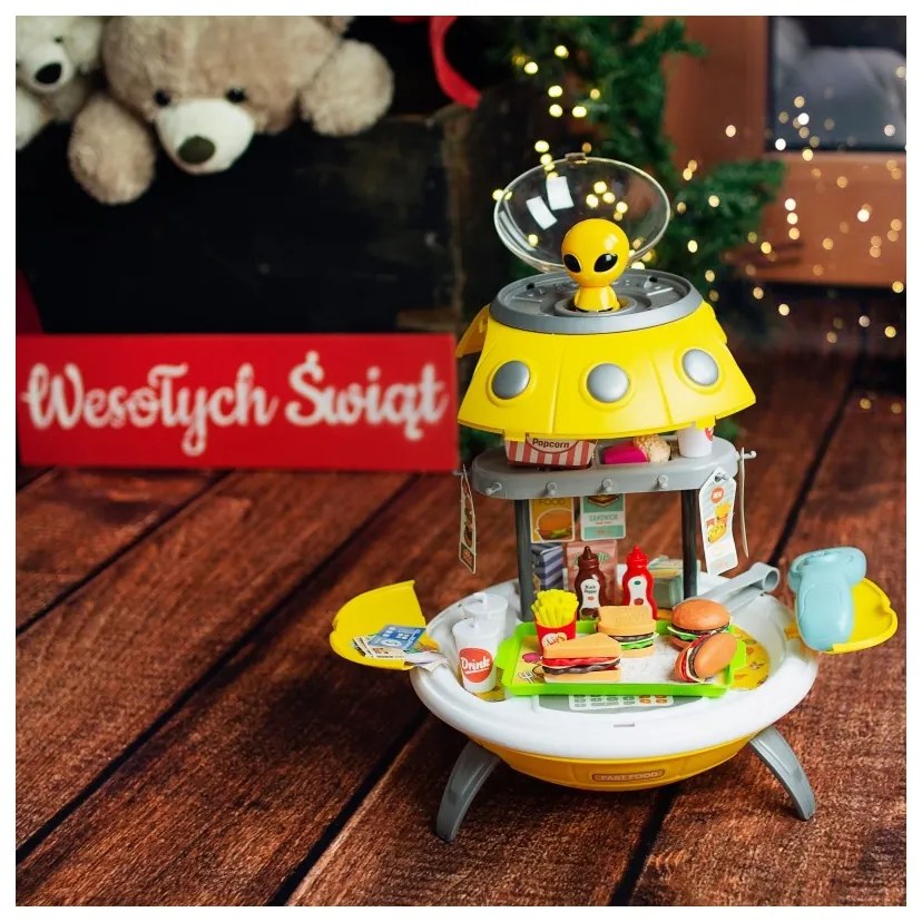 Woopie sklep fast food 3w1 plecak projektor ufo 60 el.