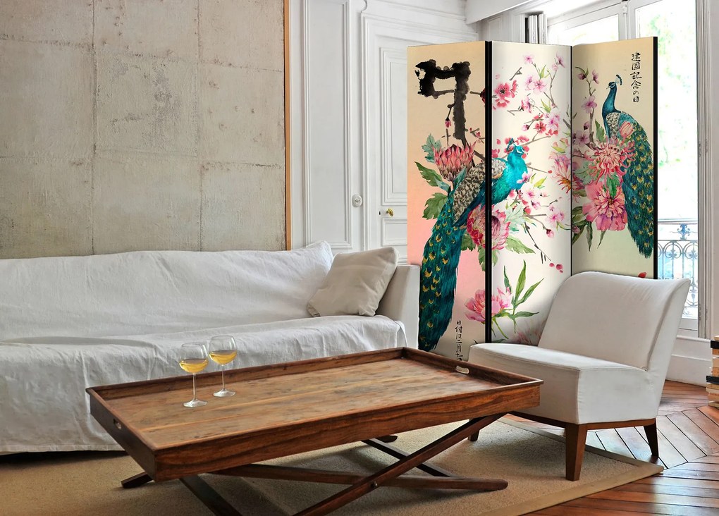 Parawan jednostronny Orient 135x172 cm 3-częściowy wielokolorowy ARTGEIST B