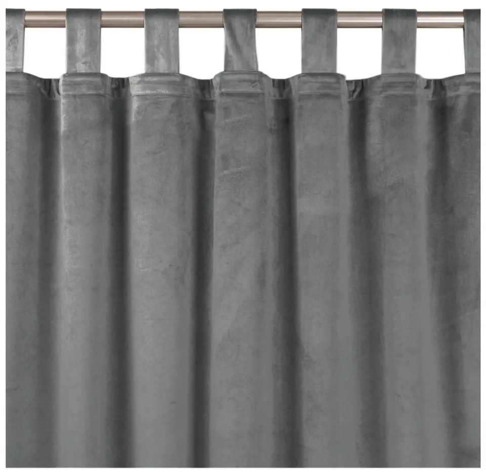 Antracytowa zasłona 200x270 cm Vila – Homede