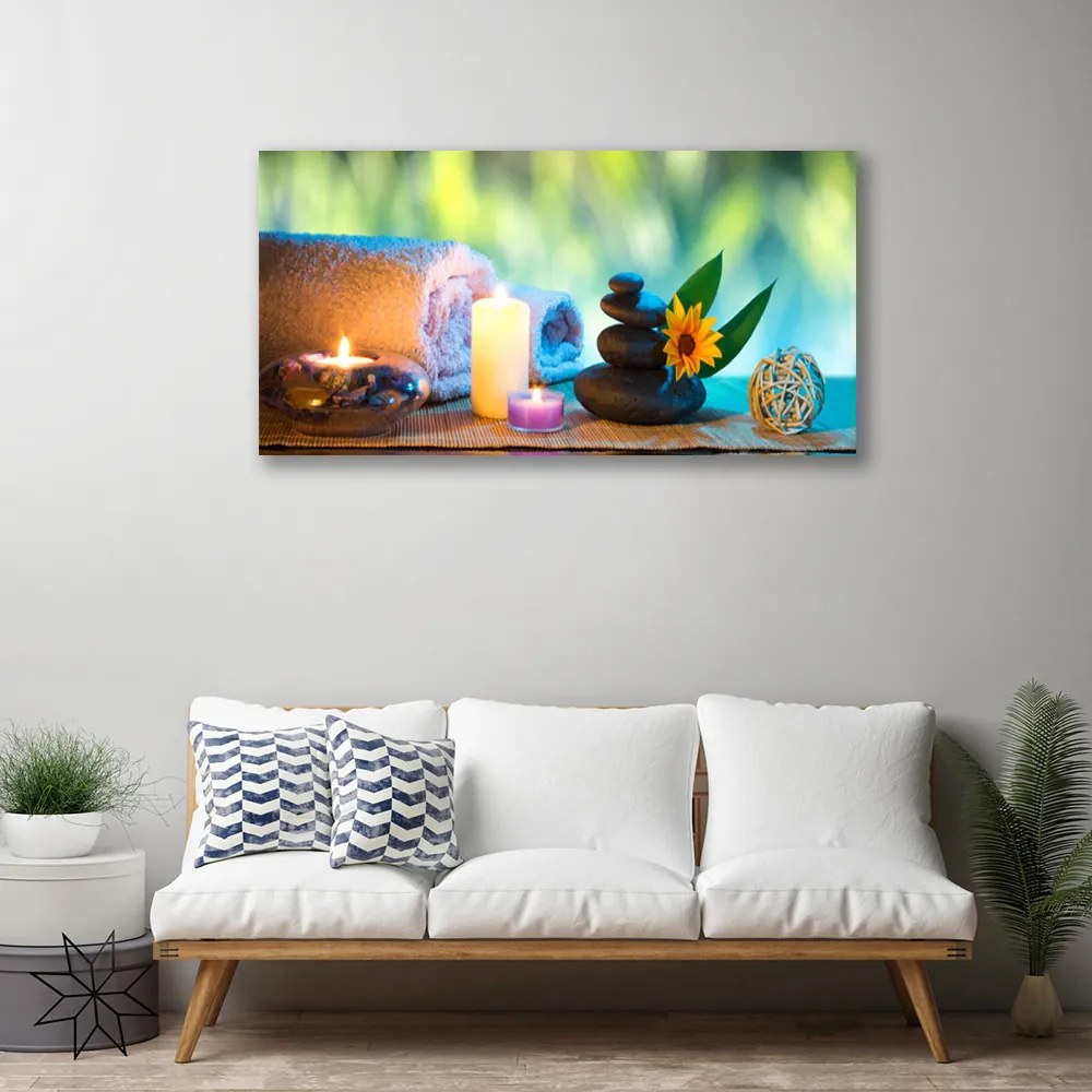 Obraz na płótnie Atmosfera Domowego Spa