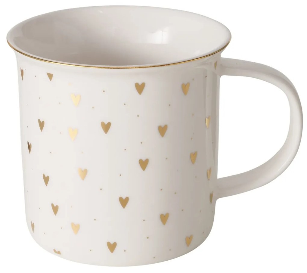 Kubek porcelanowy, ręcznie malowany, DILARA, 370 ml