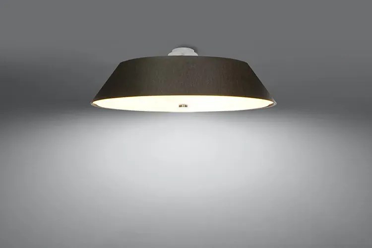 Czarny elegancki plafon sufitowy 60 cm - EX666-Aksel