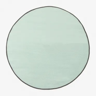 Okragly Dywanik Ogrodowy (ø170 Cm) Tanida Celadón & Ø170 Cm - Sklum