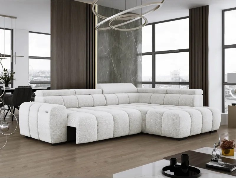 Narożnik BULL L Prawostronny z Elektryczną Regulacją EDEN 01 WERSAL