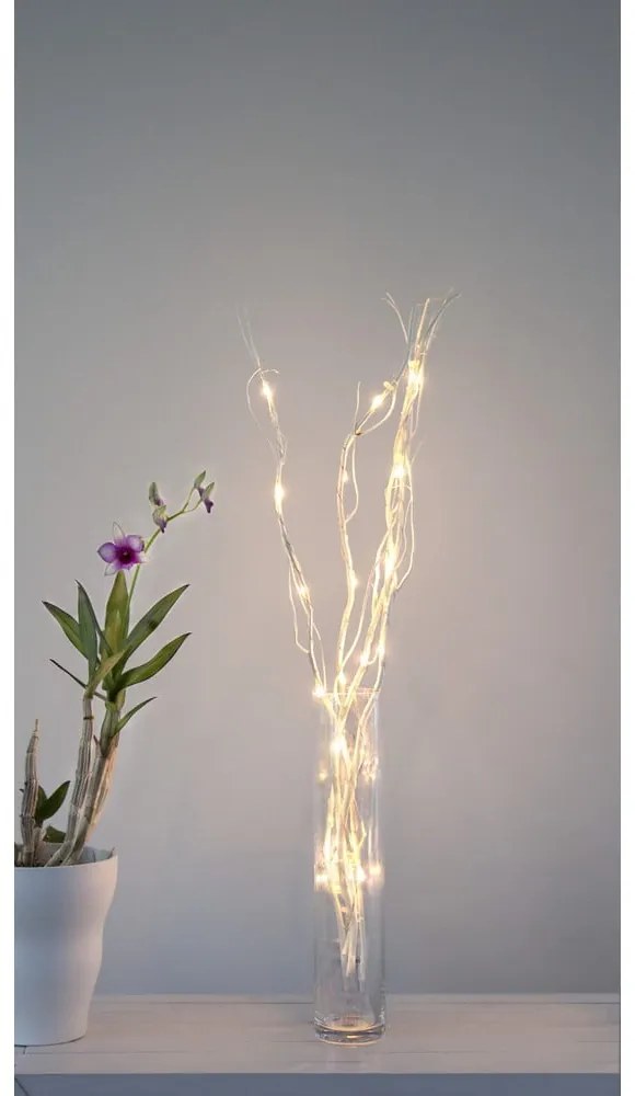 Biała dekoracja świetlna ø 8 cm Willow – Star Trading
