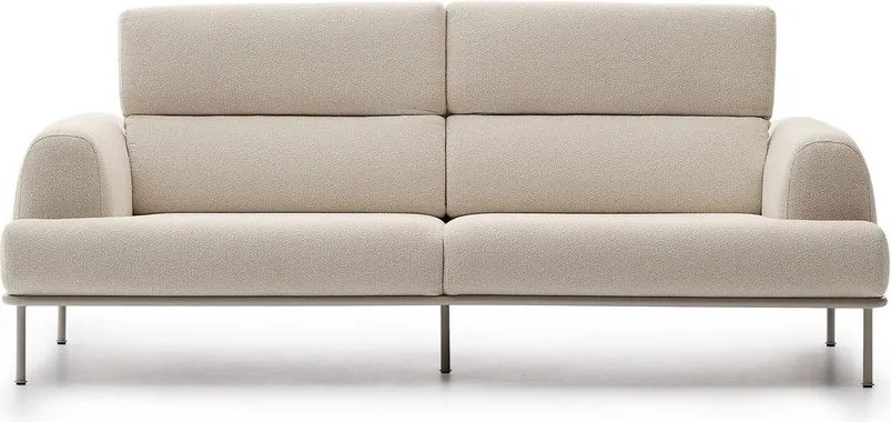 Beżowa sofa z tkaniny szenilowej 234 cm Aurum – Kave Home