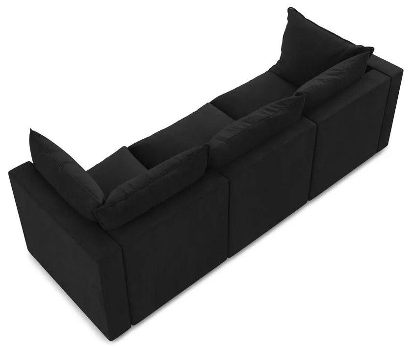Czarna sofa 255 cm Manao – Makamii