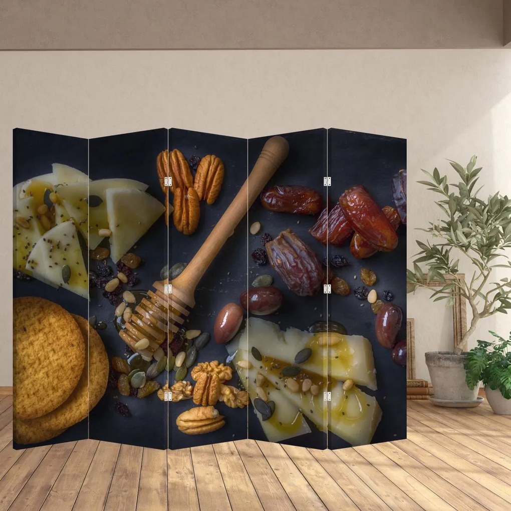 Parawan - Suszone owoce (210x170 cm)