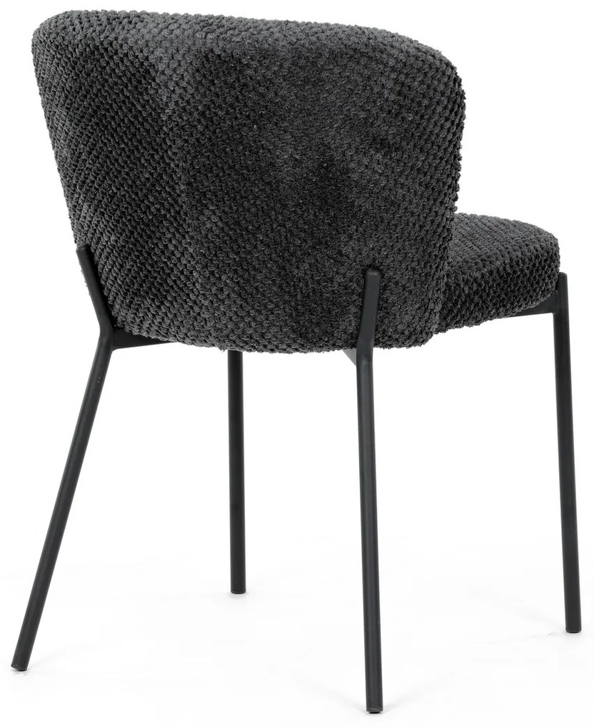 Zestaw krzeseł do jadalni Bouclé CT-W1077 GREY2, 4szt.