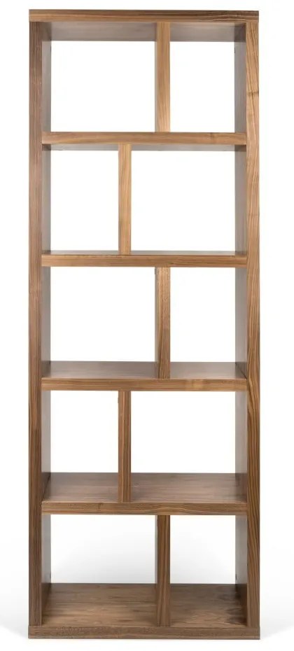 Regał w dekorze orzecha 70x198 cm Berlin – TemaHome