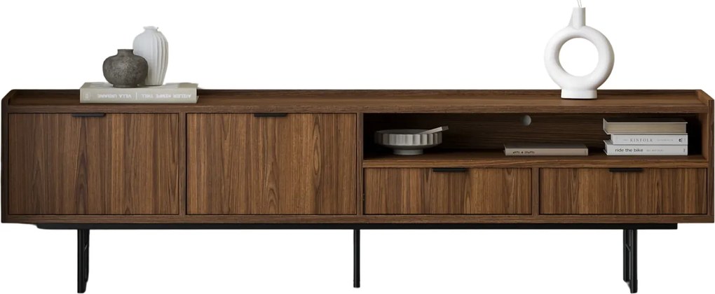 Stolik RTV do salonu 200 cm orzech warmia T5-B47