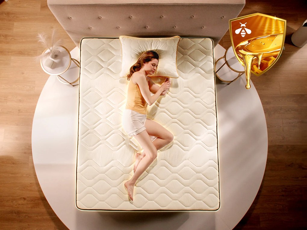 Materac Imemory S+Silver z Propolisem 90x200 cm