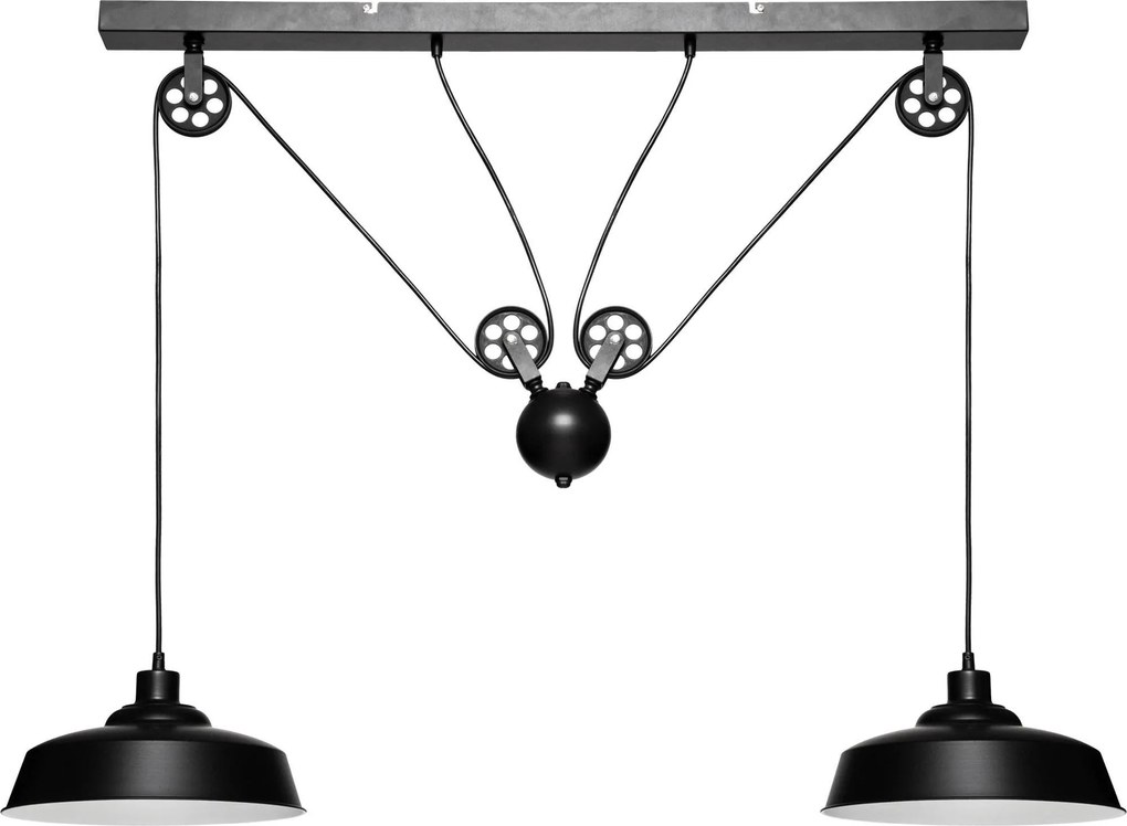 Lampa wisząca EZIO, metal, wys. 60 cm