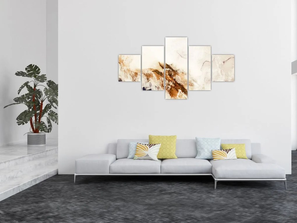 Obraz - Abstrakcja (125x70 cm)