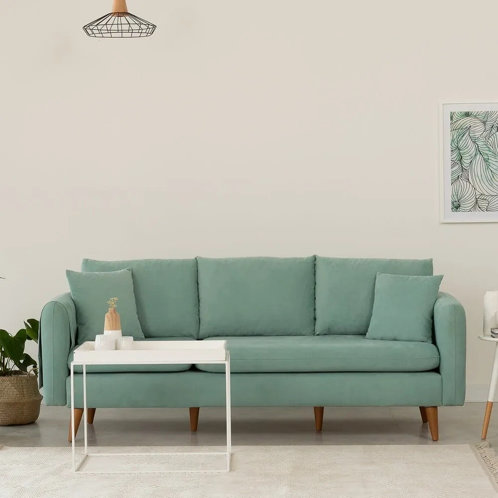 Jasnoniebieska sofa 215 cm Sofia – Balcab Home