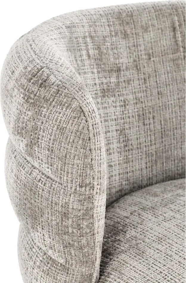 Szare tapicerowane krzesło Ilma – Bizzotto