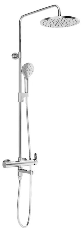 Ravak X07P642 - Zestaw prysznicowy z baterią, chrom błyszczący