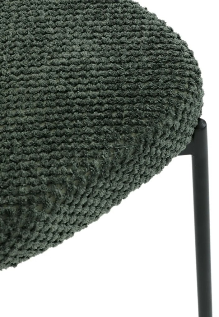 Zestaw krzeseł do jadalni Bouclé CT-W1077 GRN2, 4szt.