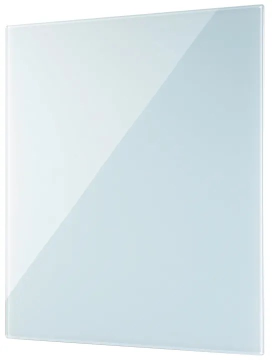 Szklana tablica do pisania na ścianę, magnetyczna, 480 x 480 mm, biała