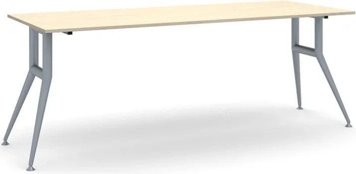 Stół konferencyjny do biura WIDE, 220x80 cm, brzoza