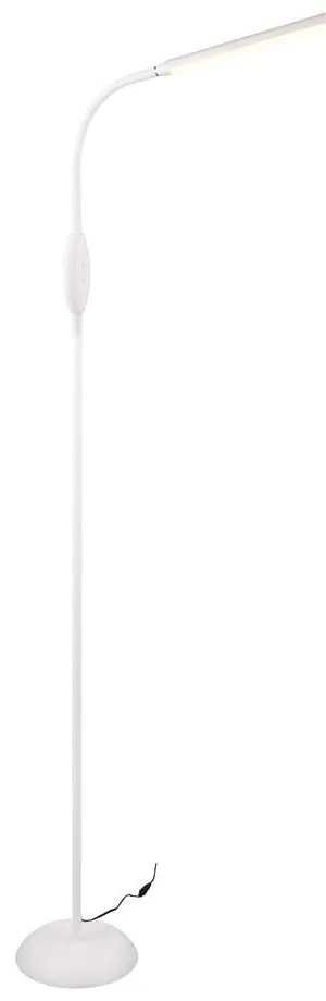 Biała lampa stojąca LED (wys. 145 cm) Toro – Trio