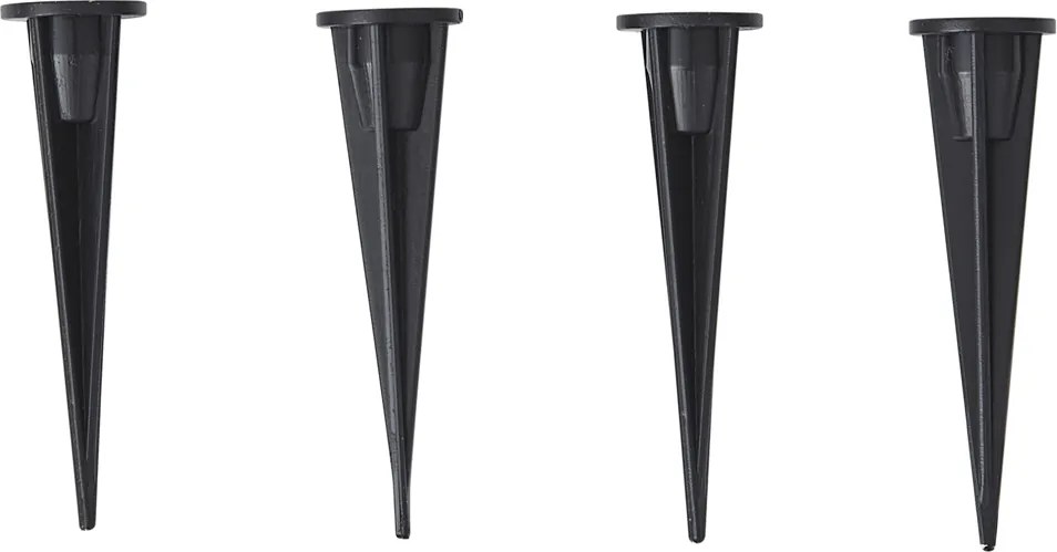 Stojąca lampa zewnętrzna biała 80 cm z LED IP44 - Fungi