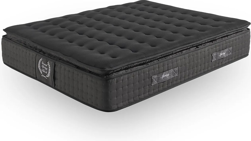Materac Sprężyny kieszeniowe Grand Spring Black, 30cm, 150x190cm - Moonia