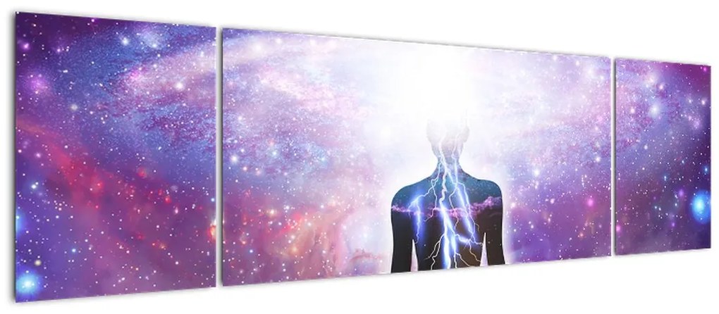 Obraz - Łączenie się z wszechświatem (170x50 cm)