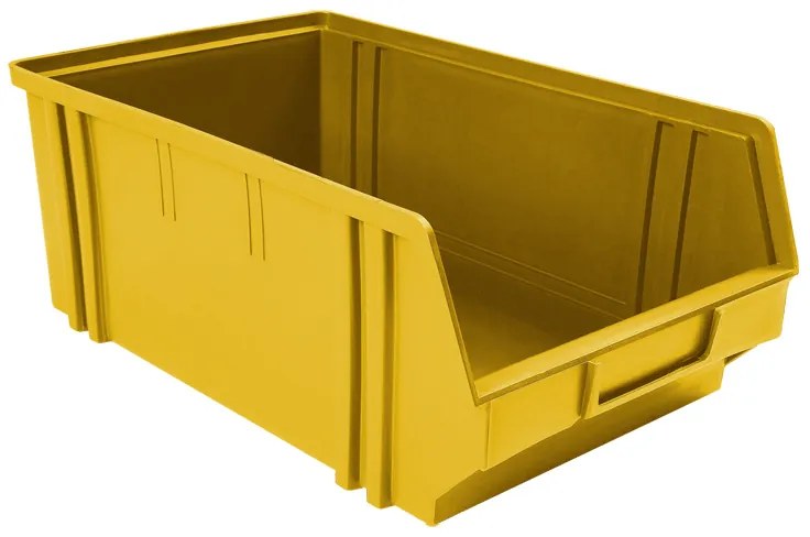 ArtPlast Plastikowe pojemniki BASIC, 305 x 480 x 177 mm, 12 szt., żółto-pomarańczowy