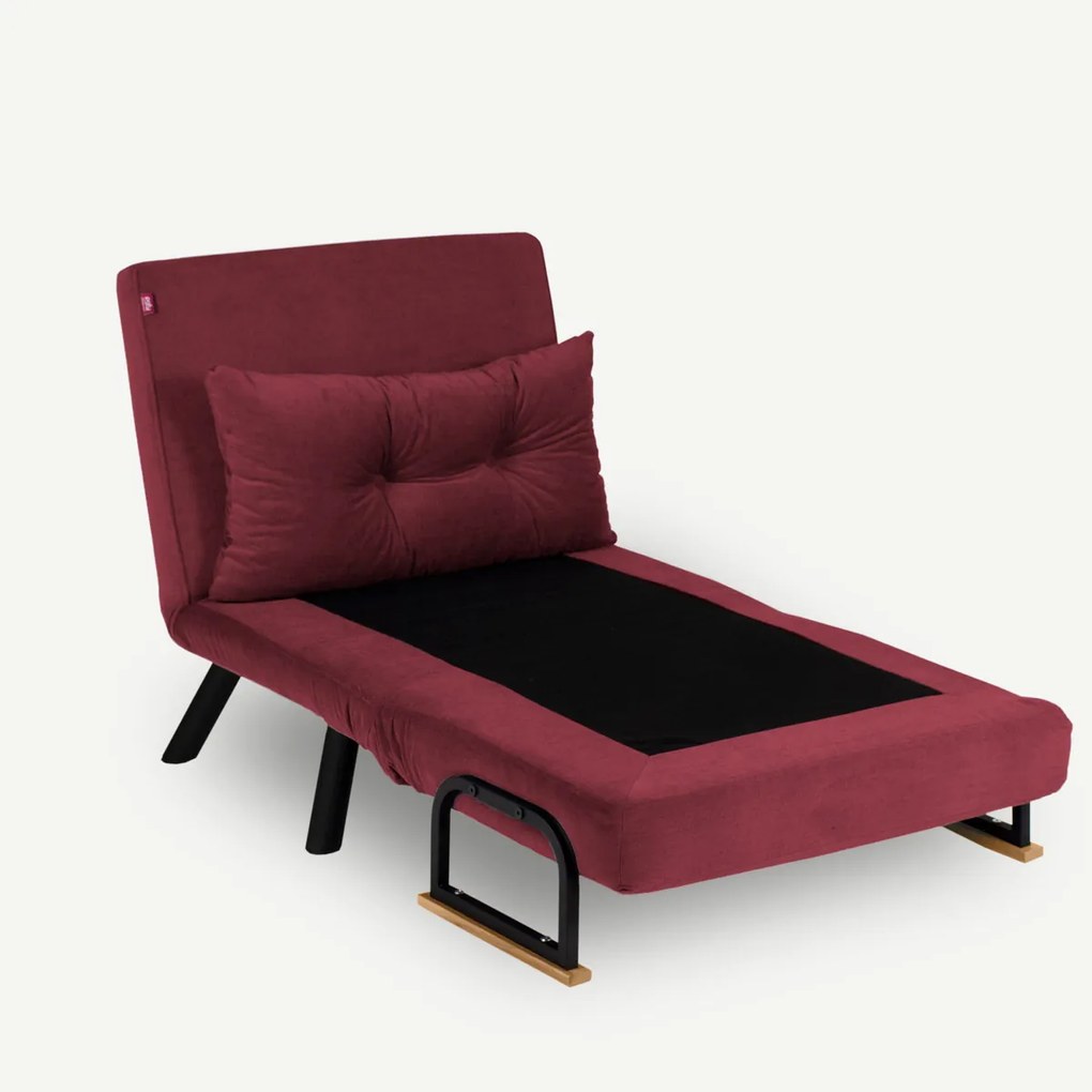 Fotel Sando Single Maroon