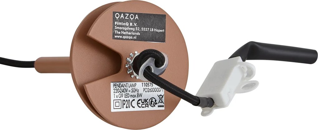Nowoczesna lampa wisząca Mokka z zintegrowaną płytą sufitową - Chuba