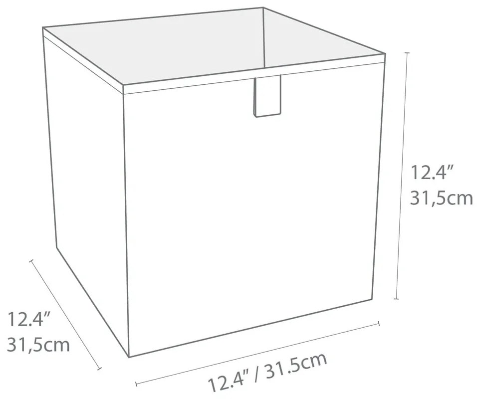 Szare pudełko Bigso Box of Sweden Cube